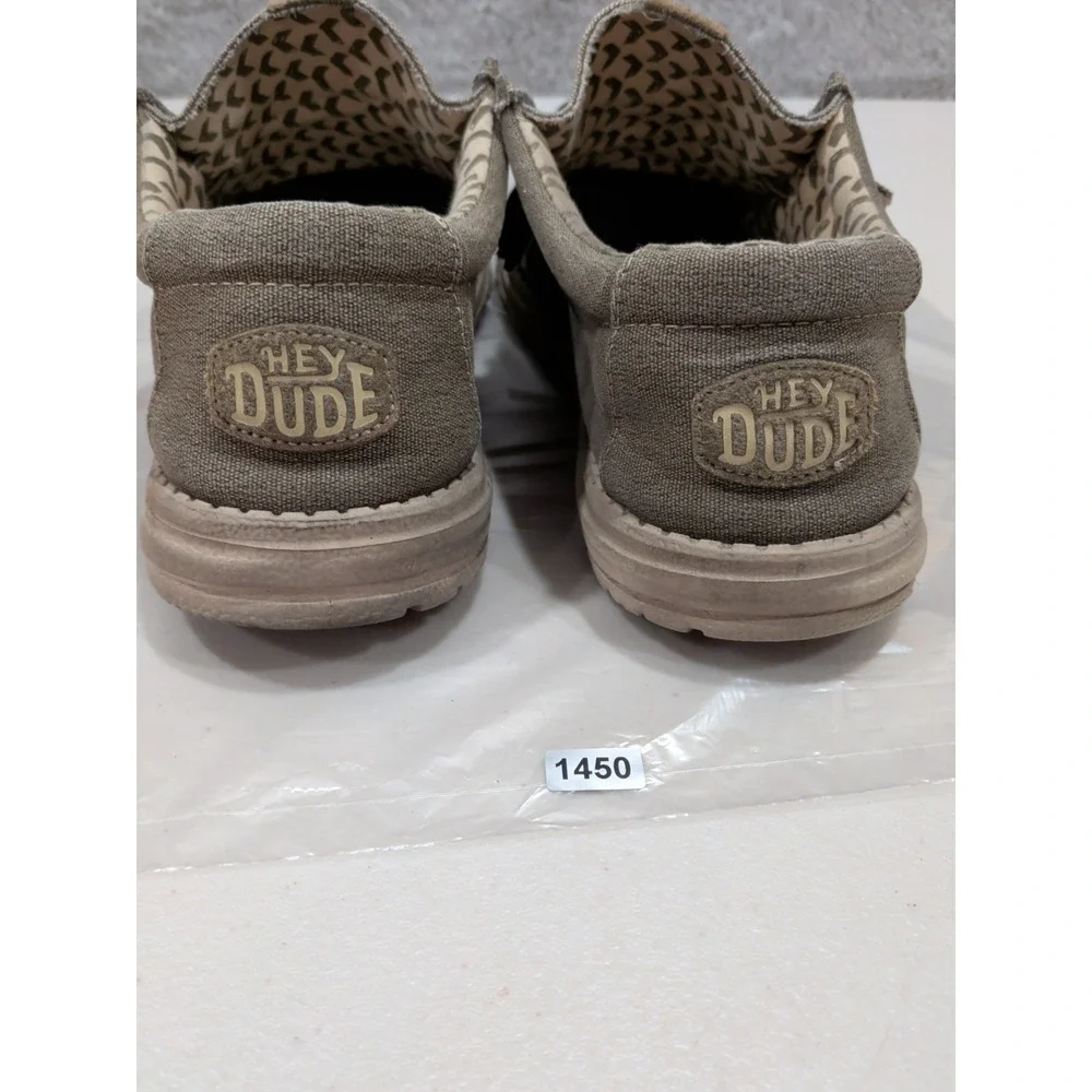 Hey Dude Mens Wally Tobocco Stretch Slip On Size 10 M